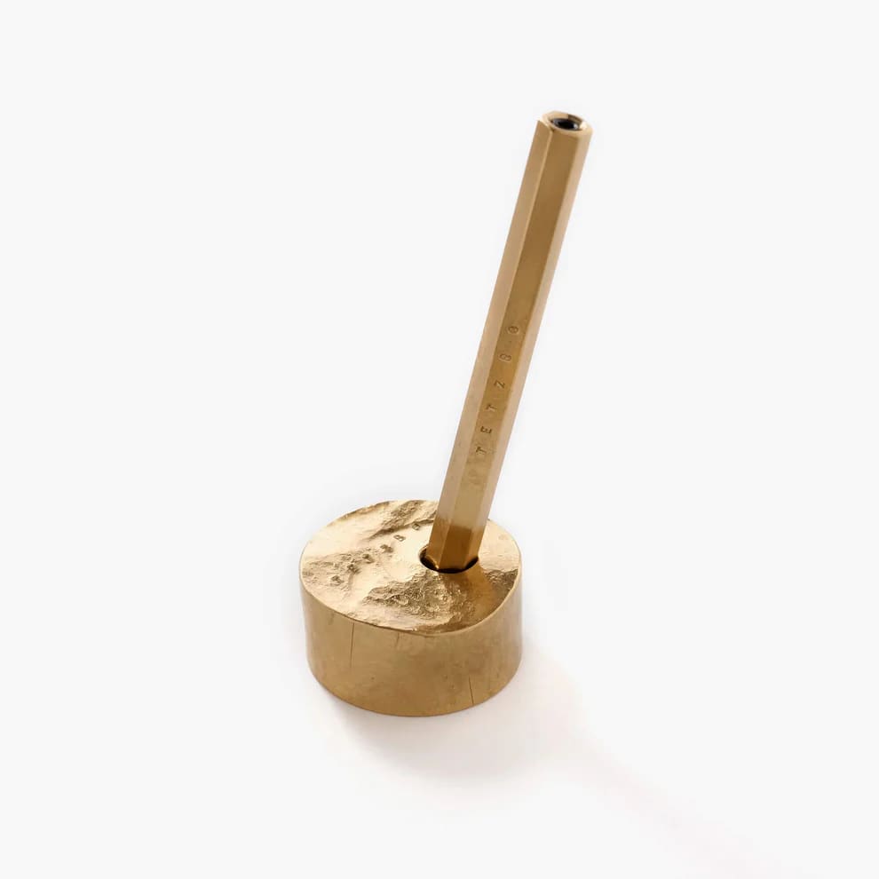 Portapenne - Rotondo - Ottone