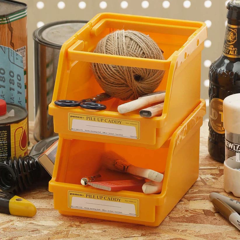Pile-Up Caddy Yellow - Storage Box