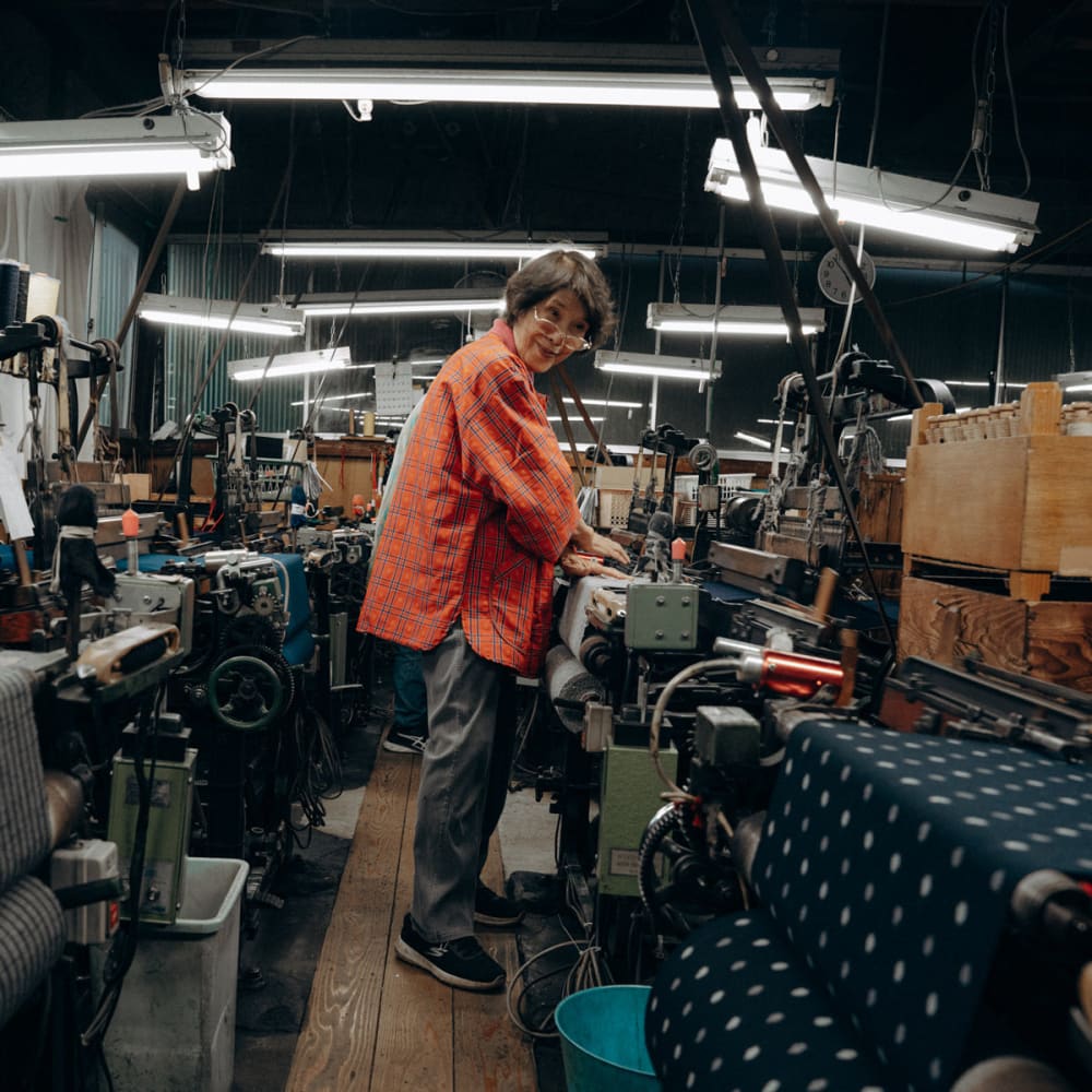 Pouch S Check Navy/White - POUCH