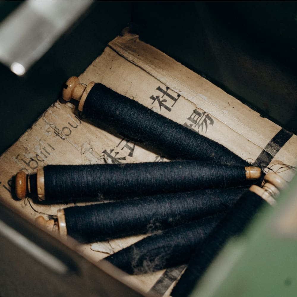 Pouch S Check Navy/White - POUCH