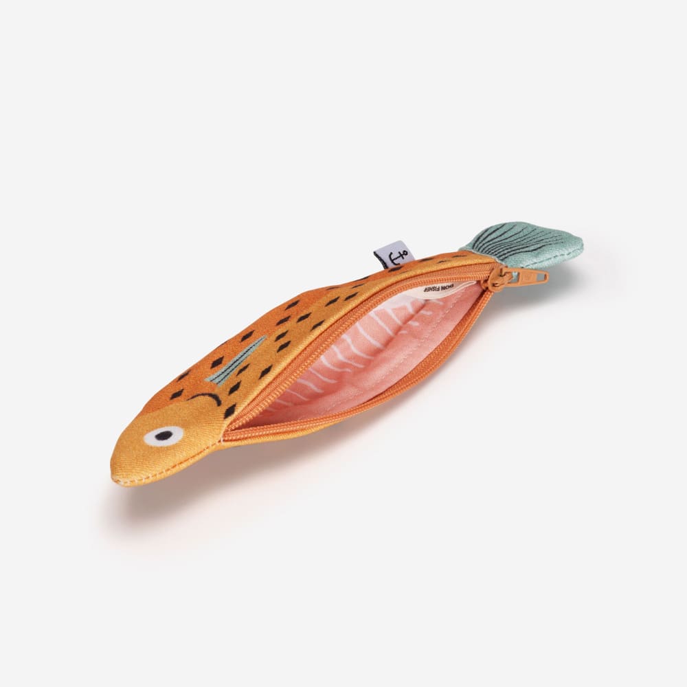 Small Whiting Orange - purse - Pen Case