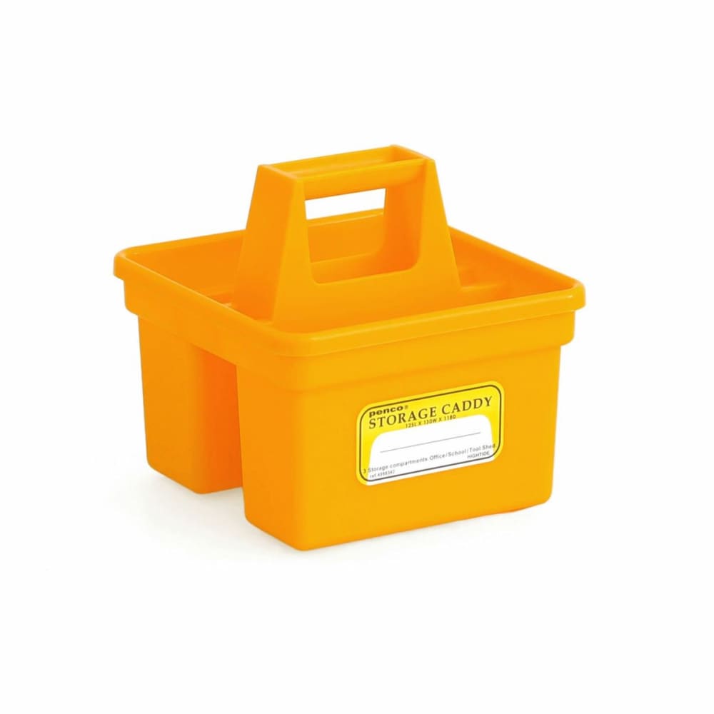 Contenitore portaoggetti piccolo giallo 