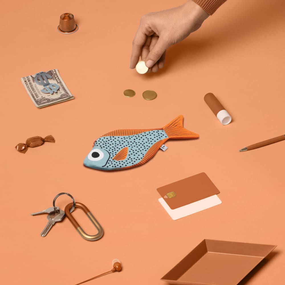 Sweeper fish aqua - purse - Pen Case