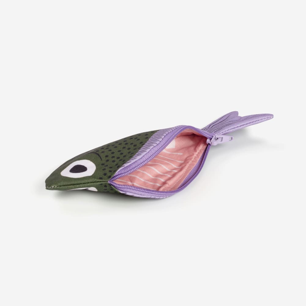 Sweeper fish green - purse - Pen Case