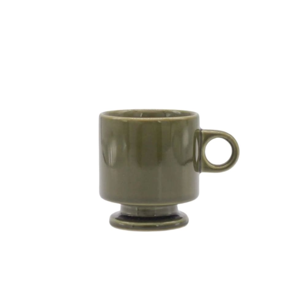 Smith tazza impilabile con piede - verde