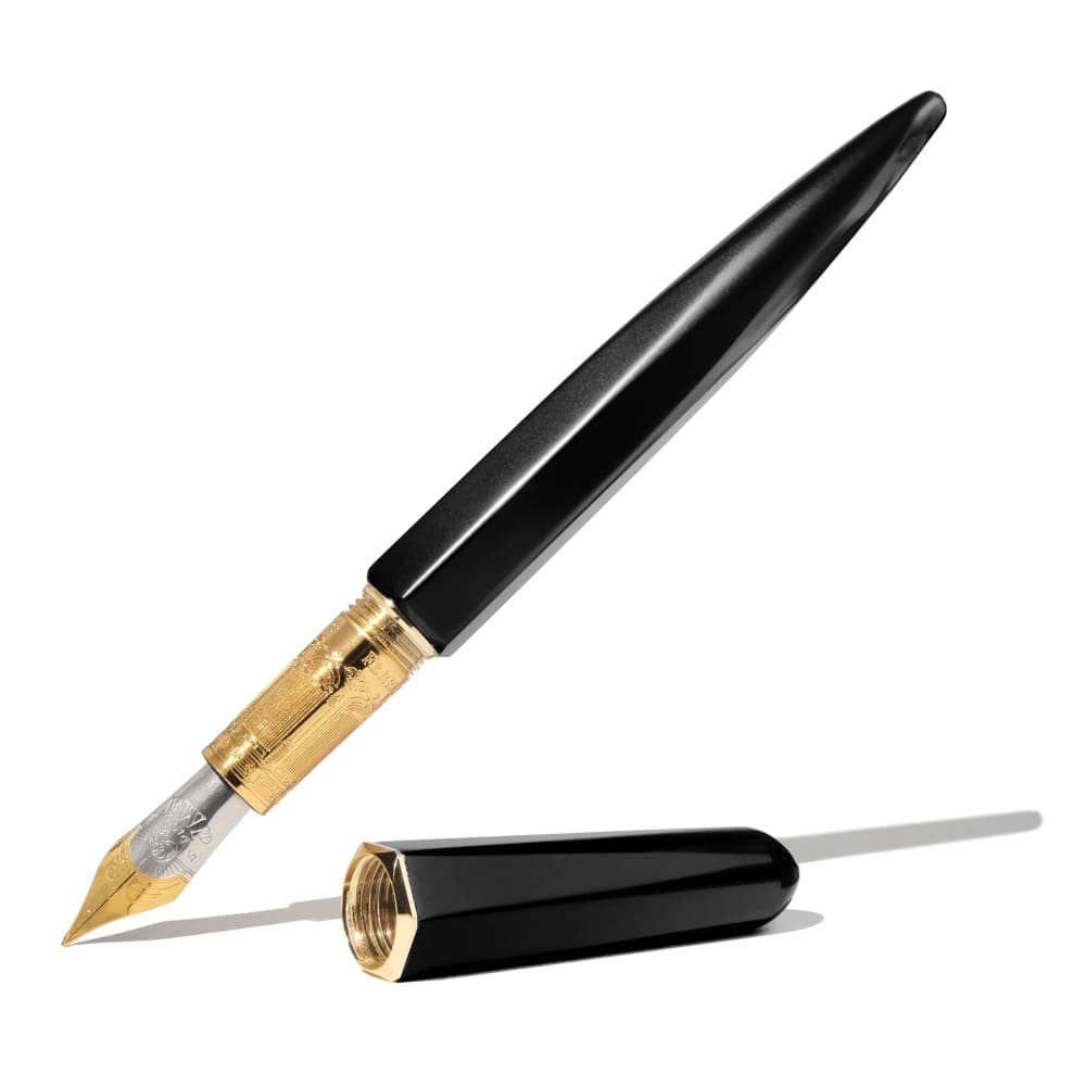 The Marquise Fountain Pen - Nevermore Noir Fine - Fountain