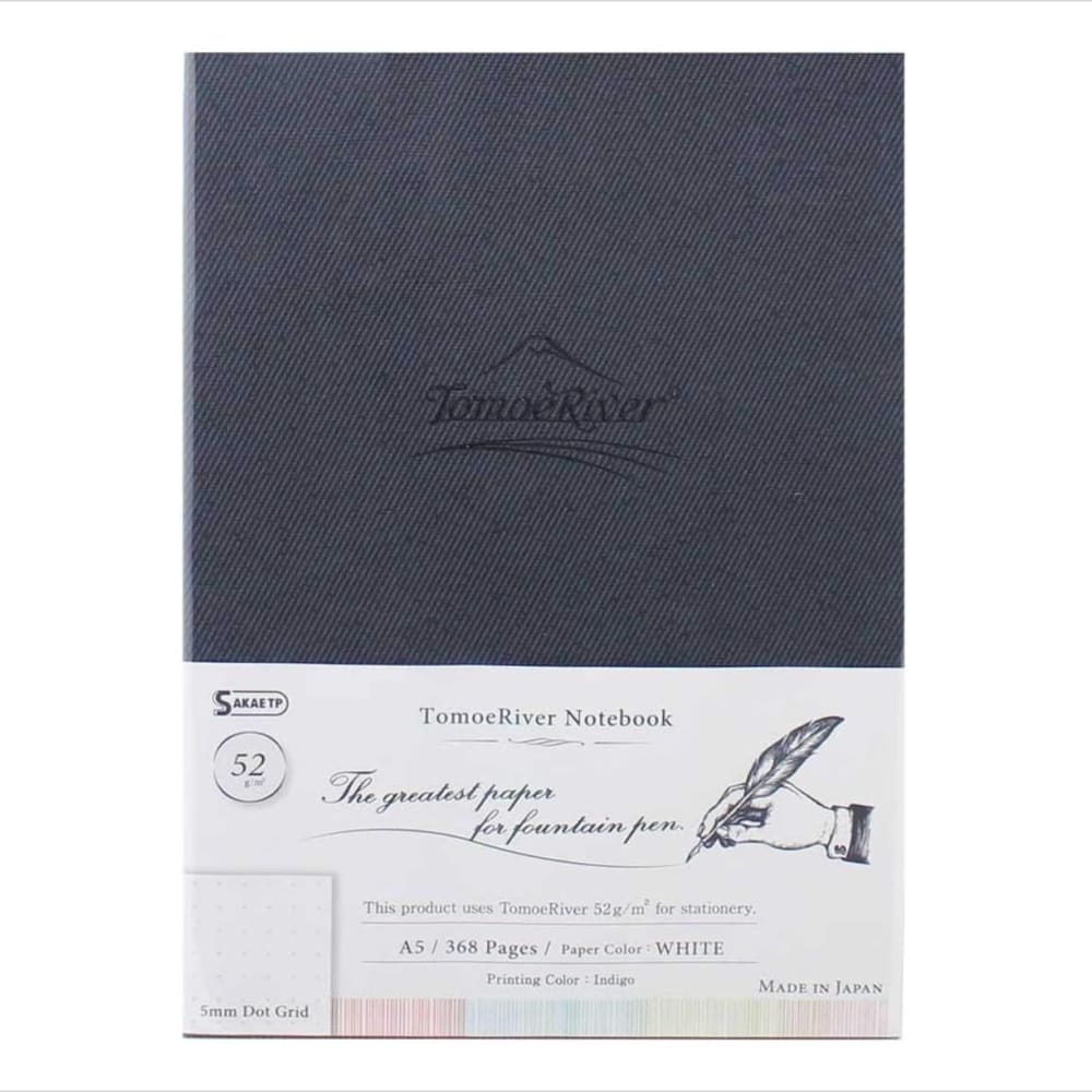 Quaderno copertina rigida Quadretti puntinati 5mm - A5 - Bianco - 52 g/m2