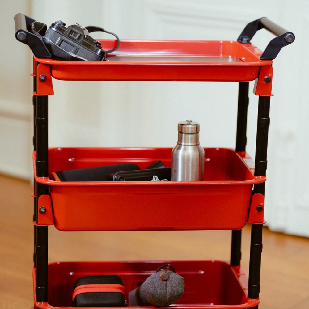 TOYO STEEL WAGON TWR 4 RED - Storage box