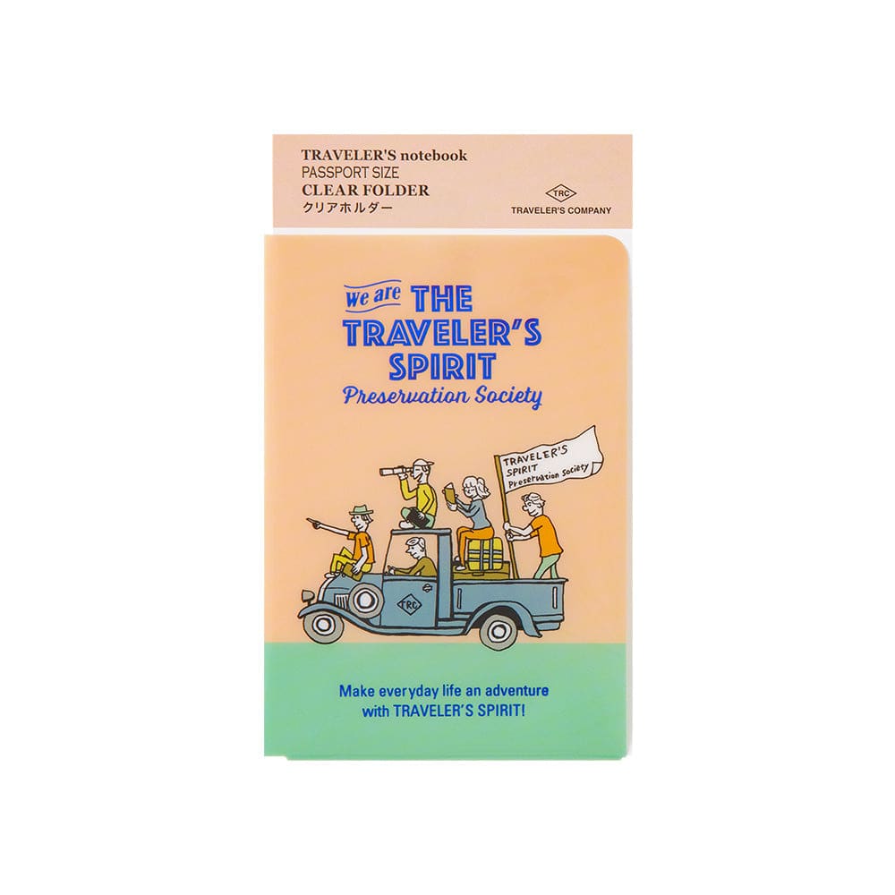 TRAVELER’S notebook Clear Folder 2026 Passport Size