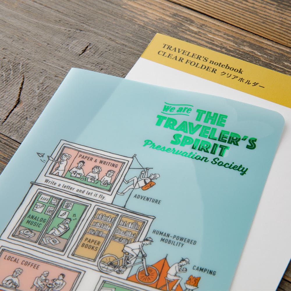 TRAVELER’S notebook Clear Folder 2026 Regular size