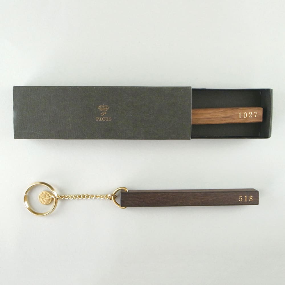 WOOD HOTEL KEY-HOLDER MERBAU - Key Holder