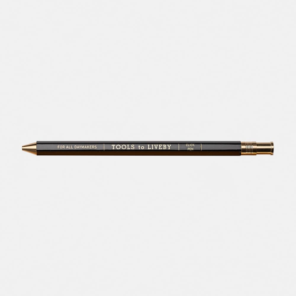 Penna a sfera - Legno - Nero